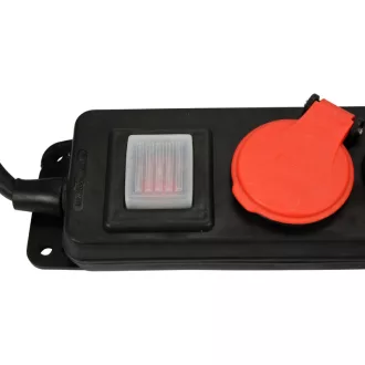 YATO Extensie electrica 4-distribuitoare 3 m 3 x 1,5 mm2
