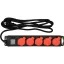 YATO Extensie electrica 5-distribuitoare 3 m 3 x 1,5 mm2