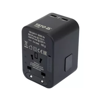 YATO Adaptor de călătorie 65 W