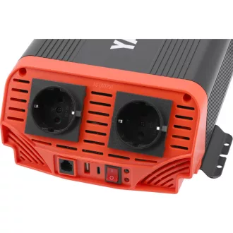YATO Inversor 12 V / 230 V max 1000 W