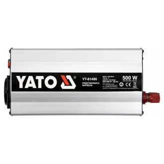 YATO Adaptor de tensiune invertor 12V->230V 500W