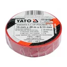 Banda izolatoare YATO 15 x 0,13 mm x 20 m rosie