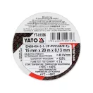 Bandă izolatoare YATO, 15 x 0,13 mm x 20 m, albă