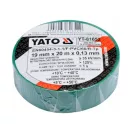 YATO Bandă izolatoare 19 x 0,13 mm x 20 m verde