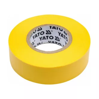 Bandă izolatoare YATO 19 x 0,13 mm x 20 m galben lămâie