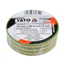 Bandă izolatoare YATO 19 x 0,13 mm x 20 m verde-galben