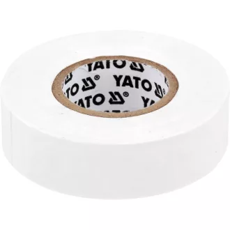 Bandă izolatoare YATO, 19 x 0,13 mm x 20 m, albă