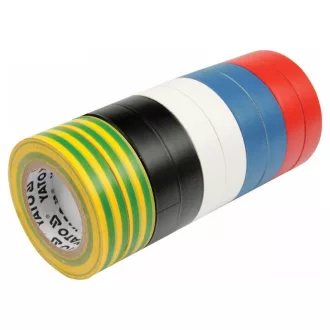   Bandă izolatoare YATO 19 x 0,13 mm x 20 m cinci culori (10 buc)