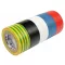 Bandă izolatoare YATO 19 x 0,13 mm x 20 m cinci culori (10 buc)