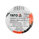 Banda izolatoare YATO 25 x 0,19 mm x 20 m neagra