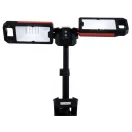 YATO Reflector LED dublu cu suport și baterie 5000 lm