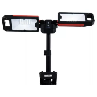 YATO Reflector LED dublu cu suport și baterie 5000 lm