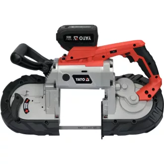   Ferăstrău cu bandă YATO 18 V (1 baterie de 4,0 Ah + încărcător)
