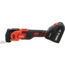 YATO Mașină multifuncțională cu acumulator, fără perii, 18 V Li-Ion (1 x acumulator 4 Ah și încărcător inclus)