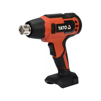  YATO Suflantă de aer cald fără fir 550 °C 18 V Li-Ion (fără baterie + încărcător)
