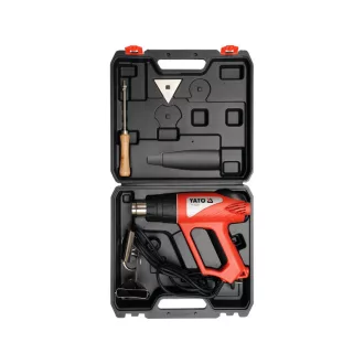Suflantă de aer cald YATO + accesorii 550 °C 2000 W