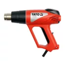 Suflantă de aer cald YATO cu afișaj LCD + accesorii 600 °C 2000 W