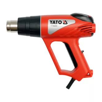   Suflantă de aer cald YATO cu afișaj LCD + accesorii 600 °C 2000 W