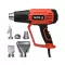 Suflantă de aer cald YATO cu accesorii cu afișaj LCD 50 - 650 °C 1600 W