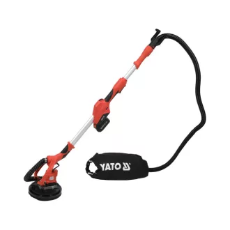   YATO Șlefuitor de pereți cu acumulator „girafă” cu sistem de aspirare integrat 18 V (1 x acumulator 4,0 Ah + încărcător)