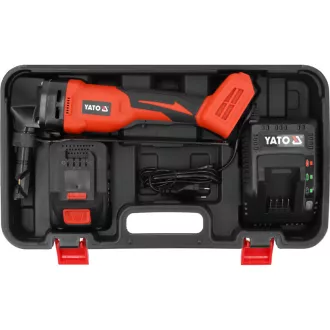   YATO Perforator de tabla cu acumulator 18 V (1 x 4,0 Ah acumulator + încărcător)