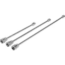 Set tije extensie YATO 3 piese 300, 450, 600 mm YT-82562, YT-82560 pentru pulverizator de vopsea