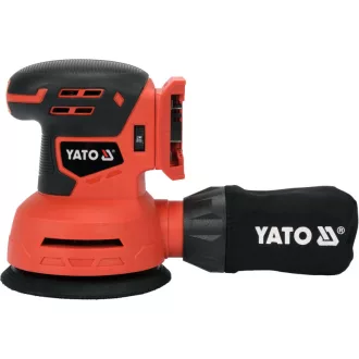   Slefuitor orbital cu acumulator YATO 125 mm 18 V Li-Ion (fara baterie + incarcator)