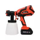 YATO Pistol de pulverizare alimentat cu baterie 1000 ml 18 V Li-Ion (1 x baterie de 4,0 Ah + încărcător)