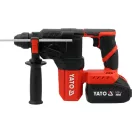 YATO Ciocan combinat SDS-Plus fără perii, 18 V (2 x 4 Ah acumulator + încărcător)