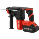 YATO Ciocan combinat SDS-Plus fără perii, 18 V (2 x 4 Ah acumulator + încărcător)
