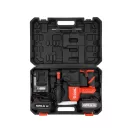 YATO Ciocan combinat SDS-Plus fără perii, 18 V (2 x 4 Ah acumulator + încărcător)