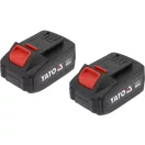 YATO Ciocan combinat SDS-Plus fără perii, 18 V (2 x 4 Ah acumulator + încărcător)