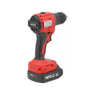   YATO Bormașină-șurubelniță cu acumulator 45 Nm fără perii 18 V (1 x acumulator 2,0 Ah + încărcător)