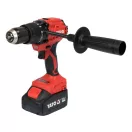 YATO Mașină de găurit cu percuție și șurubelniță cu baterie 120 Nm fără perii de carbon 18 V (2 x 4,0 Ah baterie + încărcător)