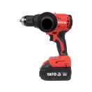 YATO Mașină de găurit cu percuție și șurubelniță cu baterie 120 Nm fără perii de carbon 18 V (2 x 4,0 Ah baterie + încărcător)