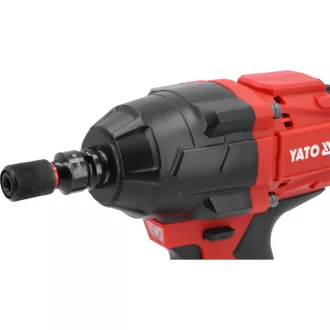   YATO Mașină de înșurubat cu percuție pe acumulator 1/2" 850 Nm fără perii de carbon 18 V (fără acumulator și încărcător)