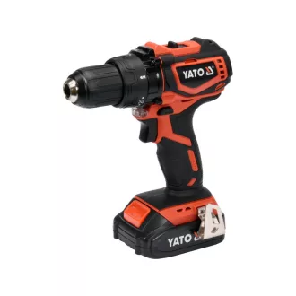   Burghiu șurub YATO cu acumulator 42 Nm fără perie de cărbune 18 V Li-Ion (1 x baterie de 2,0 Ah + încărcător)