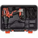 Burghiu șurub YATO cu acumulator 42 Nm fără perie de cărbune 18 V Li-Ion (1 x baterie de 2,0 Ah + încărcător)