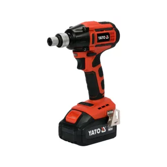   YATO Șurubelniță cu impact fără perii 1/2" 250 Nm 18 V (1 x acumulator 3,0 Ah + încărcător)