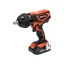 Driver cu impact YATO cu acumulator 1/2" 300 Nm 18 V Li-Ion (1 x baterie de 2,0 Ah + încărcător)
