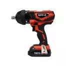 Driver cu impact YATO cu acumulator 1/2" 300 Nm 18 V Li-Ion (1 x baterie de 2,0 Ah + încărcător)