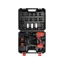 Set șofer cu impact YATO cu acumulator 21 piese 1/2" 700 Nm 18 V Li-Ion (2 x 3,0 Ah baterie și încărcător)