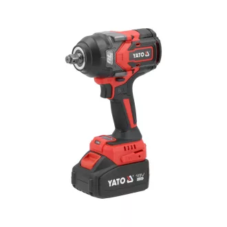   YATO Șurubelnică cu percuție cu baterie, 1/2", 1200 Nm, fără perii, 18 V (1 x 4,0 Ah baterie + încărcător)