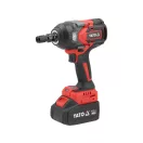 YATO Șurubelnică cu percuție cu baterie, 1/2", 1200 Nm, fără perii, 18 V (1 x 4,0 Ah baterie + încărcător)