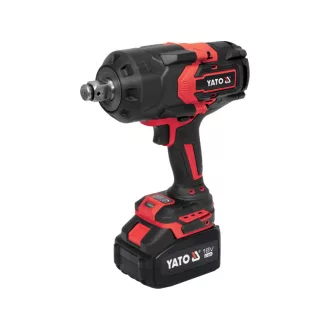   YATO Șurubelniță cu impact pe baterie 3/4" 2400 Nm fără perii de carbon 18 V (1 x 6,0 Ah baterie + încărcător)