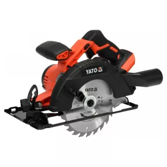   Ferăstrău circular fără fir YATO 165 mm 18 V Li-Ion (fără baterie + încărcător)