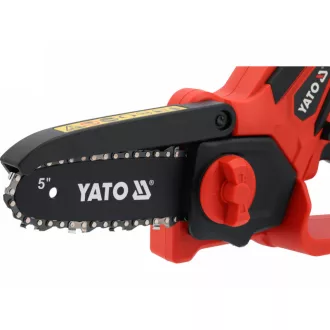   YATO Fierăstrău electric cu lanț pe acumulator 127 mm 5" 18 V (2 Ah acumulator + încărcător)