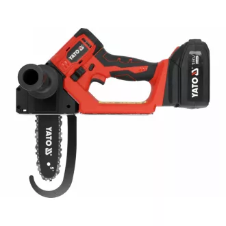   YATO Drujbă pentru dulgheri fără perii de carbon 127 mm 5" 18 V (cu acumulator 4 Ah + încărcător)