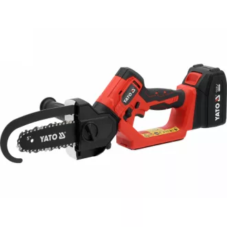   YATO Drujbă pentru dulgheri fără perii de carbon 127 mm 5" 18 V (cu acumulator 4 Ah + încărcător)