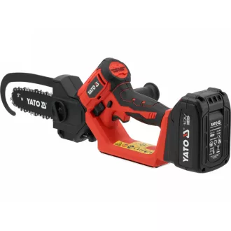   YATO Drujbă pentru dulgheri fără perii de carbon 127 mm 5" 18 V (cu acumulator 4 Ah + încărcător)
